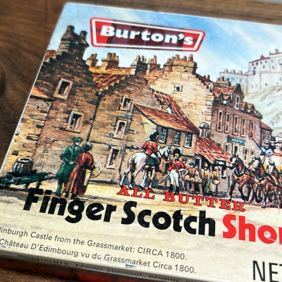 4/$20 Vintage Burton's Butter Finger Scotch Shortbread Metal Empty Tin Tartan - Picture 5 of 12